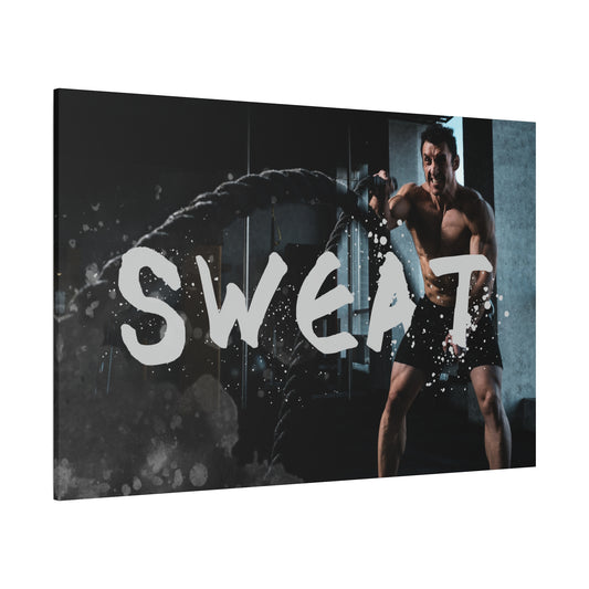 SWEAT Gym Canvas Wall Art