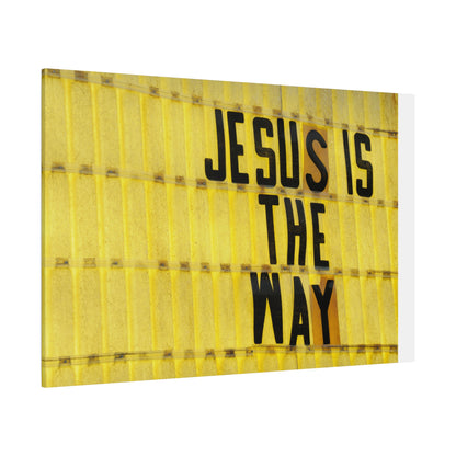 Jesus Is The Way Matte Canvas Wall Art