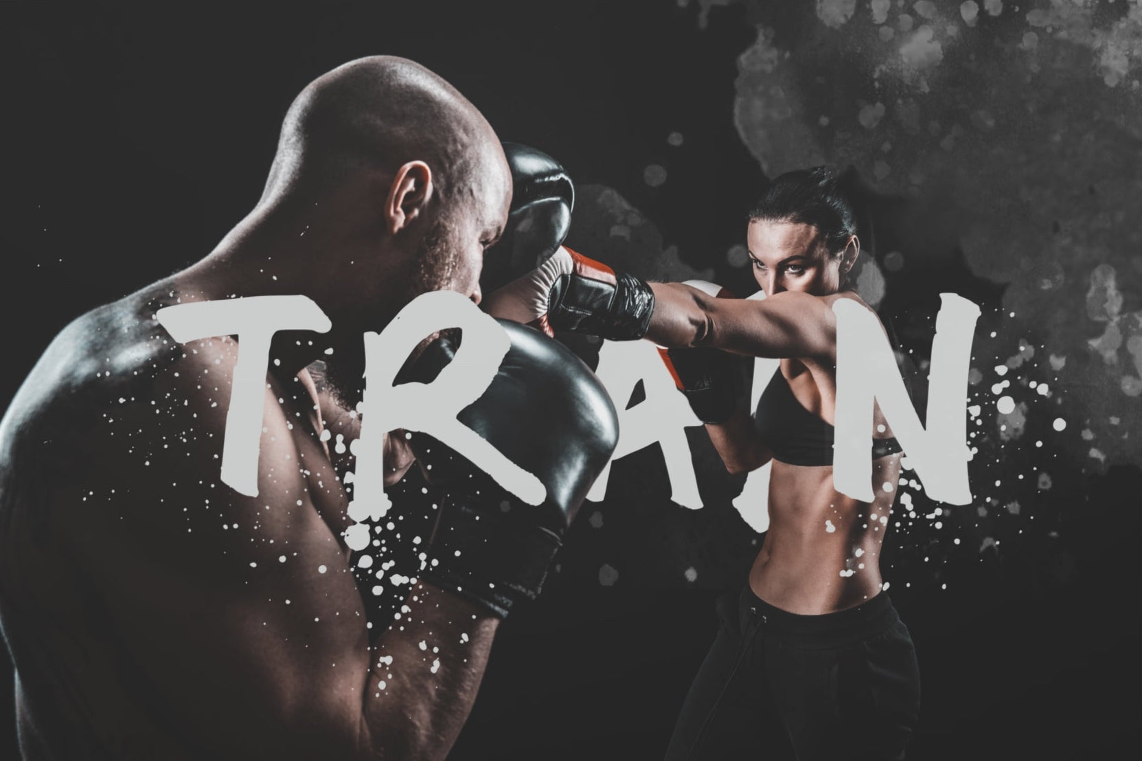 Train Female Boxer Canvas Wall Art