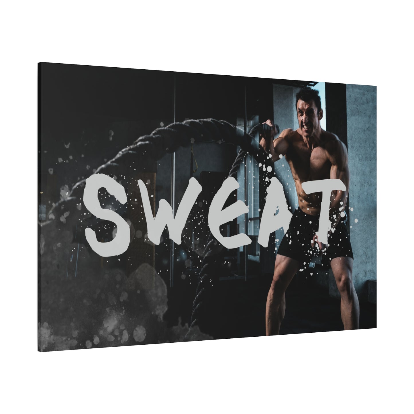 SWEAT Gym Canvas Wall Art